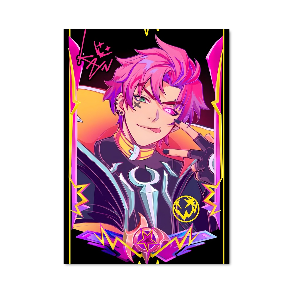 Poster Pink Fury – affiche League Of Legends